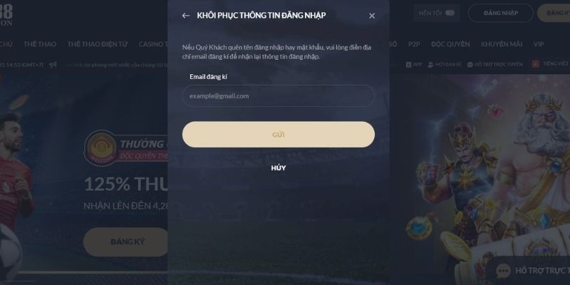 Tạo mật khẩu đăng ký đăng nhập M88 mới