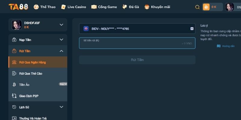 Thiết lập mật khẩu mới